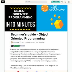 Beginner's guide - Object Oriented Programming