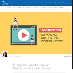 8 Beginner Video Tips for Making Professional-Looking Videos