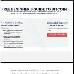 Beginner's Guide to Bitcoin