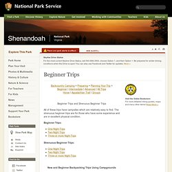 Beginner Trips - Shenandoah National Park