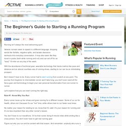 The Beginner's Guide to Starting a Running Program