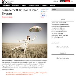 3 Beginner SEO Tips for Fashion Bloggers
