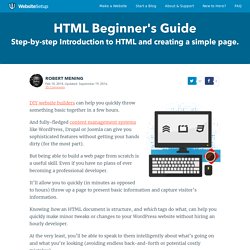HTML5 Beginner's Guide - Tutorial by WebsiteSetup.org