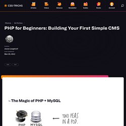 Building Your First Simple CMS