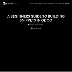 A Beginners Guide to building Snippets in Odoo