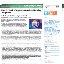 How To Hack – Beginners Guide to Hacking Computers