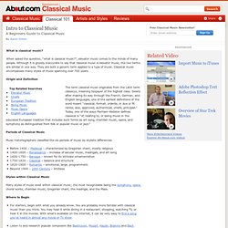 Intro to Classical Music