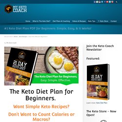 Keto Diet Plan for Beginners PDF