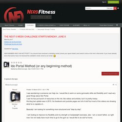 Ido Portal Method (or any beginning method) - Bodyweight Strength Training - Nerd Fitness Rebellion