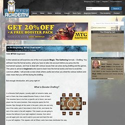 In the Beginning: MTGO Draft Guide « MTGO ACADEMY – Magic the Gathering Online Strategy, Articles, Videos, and Cards
