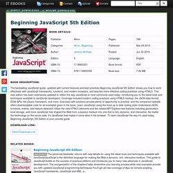 Beginning JavaScript 5th Edition PDF Download Free