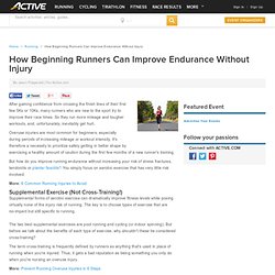 How Beginning Runners Can Improve Endurance Without Injury