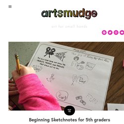 Beginning Sketchnotes for 5th graders — ArtSmudge