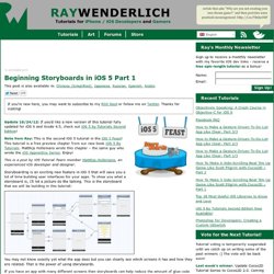 Beginning Storyboards in iOS 5 Part 1