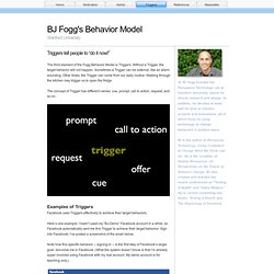 Behavior Model - Triggers