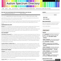 Autism Spectrum Directory