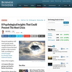 Cognitive bias in risk taking