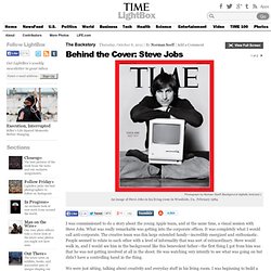 Behind the Cover: Steve Jobs