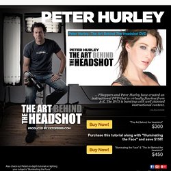 The Art Behind The Headshot DVD - Peter Hurley and Fstoppers
