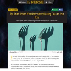 The Truth Behind What Intermittent Fasting Does to Your Body