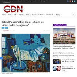 Behind Picasso's Blue Room: Is figure his friend, Carlos Casagemas?
