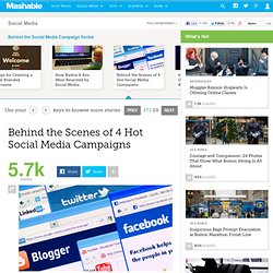 Behind the Scenes of 4 Hot Social Media Campaigns
