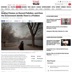 Beijing Pollution: So Bad, Even Government Admits There's a Problem