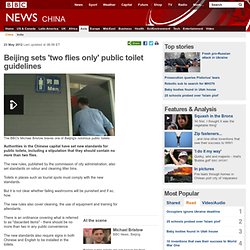 Beijing sets 'two flies only' public toilet guidelines