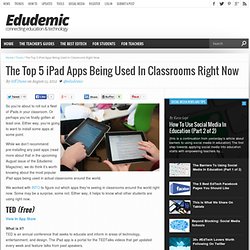 The Top 5 iPad Apps Being Used In Classrooms Right Now