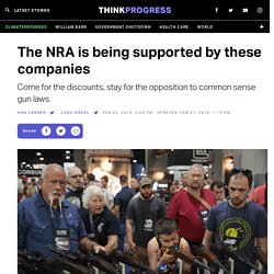 The NRA is being supported by these companies