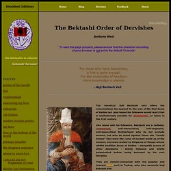 The Bektashi Order of Sufi Dervishes