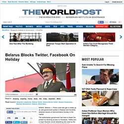 Belarus Blocks Twitter, Facebook On Holiday