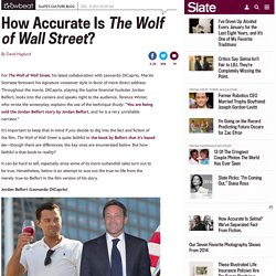 Wolf of Wall Street: true story? Jordan Belfort and other real people in DiCaprio, Scorsese movie.