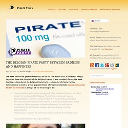 The Belgian Pirate Party between Sadness and Happiness