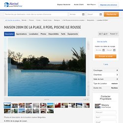 Maison Belgodère - maison 200m de la plage, 8 pers, piscine Ile rousse - 910541