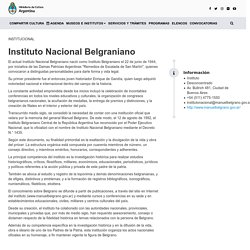 Instituto Nacional Belgraniano