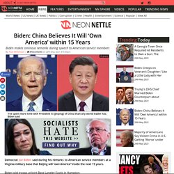 Biden: China Believes It Will ‘Own America’ within 15 Years
