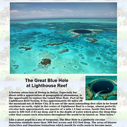 DIVE BELIZE, The Great Blue Hole, Ambergris Caye, Belize, Diving in the Caribbean