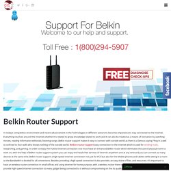 Best Online Customer Belkin Support Toll Free 1-800-294-5907