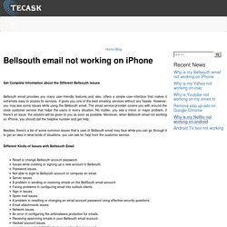 Bellsouth email not working on iPhone