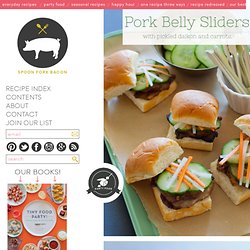 Pork Belly Slider recipe