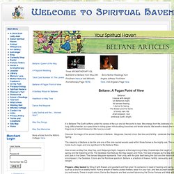Beltane: A Pagan Point of View