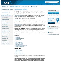 ANZ - Benchmark your business