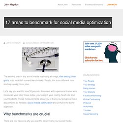 17 areas to benchmark for social media optimization