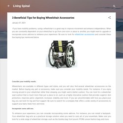 3 Beneficial Tips for Buying Wheelchair Accessories