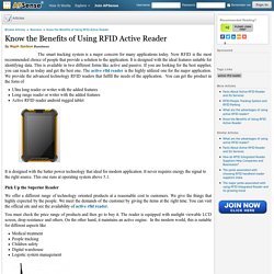 Know the Benefits of Using RFID Active Reader by Neph System
