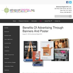 Benefits Of Advertising Through Banners And Poster - advanced digital nyc