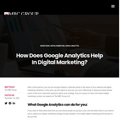 Benefits of using Google Analytics Tool in Digital Marketing