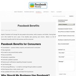 Passbook Benefits iOS6