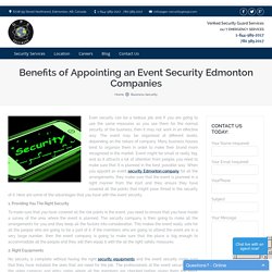 Hire Event Security Company in Edmonton